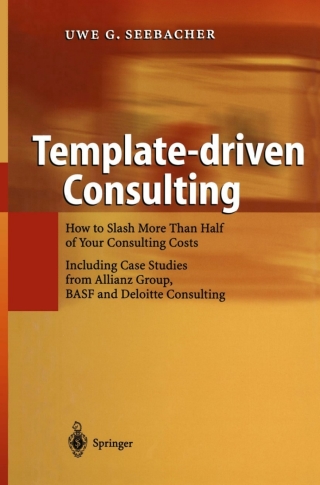 Cover image: Template-driven Consulting 9783540401285