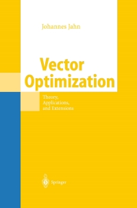 Cover image: Vector Optimization 9783642058288