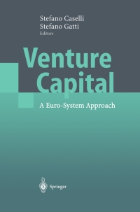 صورة الغلاف: Venture Capital 1st edition 9783540402343