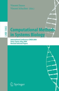 Imagen de portada: Computational Methods in Systems Biology 1st edition 9783540253754