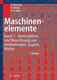Cover image: Maschinenelemente 4th edition 9783540251255