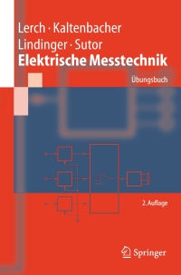 صورة الغلاف: Elektrische Messtechnik 2nd edition 9783540218838