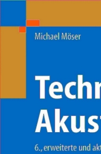 Imagen de portada: Technische Akustik 6th edition 9783540225102