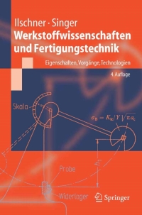 صورة الغلاف: Werkstoffwissenschaften und Fertigungstechnik 4th edition 9783540218722