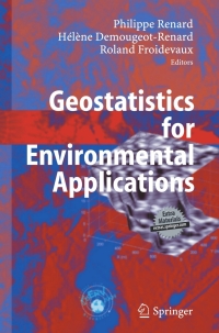 Imagen de portada: Geostatistics for Environmental Applications 1st edition 9783540265337