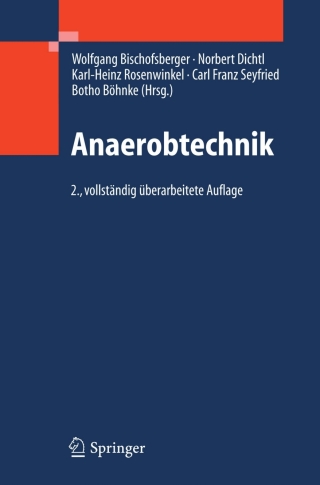 表紙画像: Anaerobtechnik 2nd edition 9783540068501