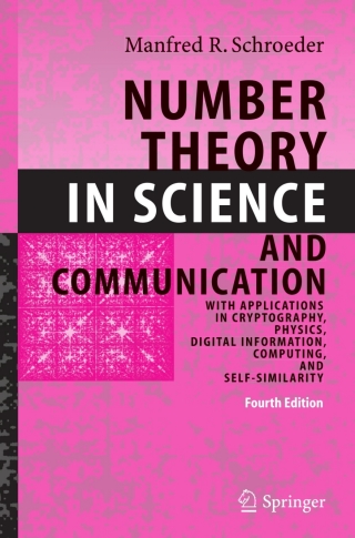 Cover image: Number Theory in Science and Communication 4th edition 9783540265962