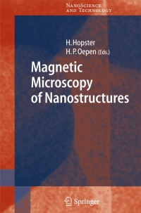 Cover image: Magnetic Microscopy of Nanostructures 1st edition 9783540401865