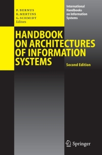 Cover image: Handbook on Architectures of Information Systems 2nd edition 9783540254720