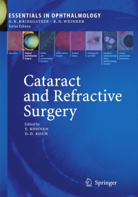 Imagen de portada: Cataract and Refractive Surgery 1st edition 9783540200468