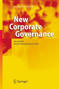 Cover image: New Corporate Governance 9783540213994