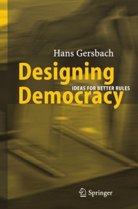 Cover image: Designing Democracy 9783540224020