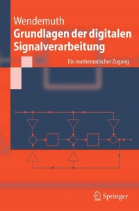 Cover image: Grundlagen der digitalen Signalverarbeitung 9783540218852