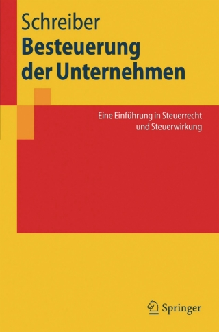 Cover image: Besteuerung der Unternehmen 9783540228554