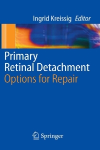 表紙画像: Primary Retinal Detachment 1st edition 9783540211327