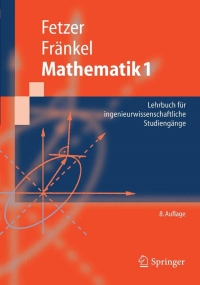 Imagen de portada: Mathematik 1 8th edition 9783540221104