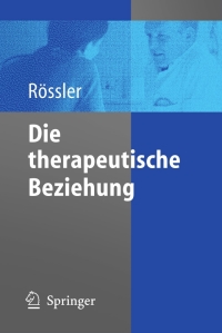 Cover image: Die therapeutische Beziehung 1st edition 9783540216704
