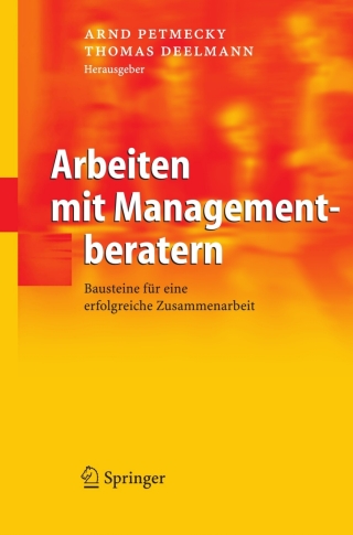 Imagen de portada: Arbeiten mit Managementberatern 1st edition 9783540220183