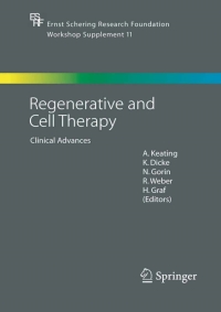 Imagen de portada: Regenerative and Cell Therapy 1st edition 9783540220930