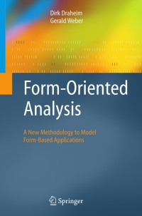 Cover image: Form-Oriented Analysis 9783642058226