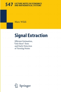 Immagine di copertina: Signal Extraction 9783540229353