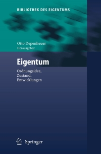 Cover image: Eigentum 1st edition 9783540233558