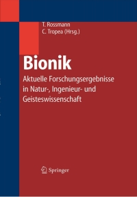 Omslagafbeelding: Bionik 1st edition 9783540218906