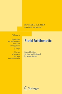 Imagen de portada: Field Arithmetic 2nd edition 9783540228110