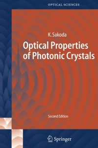 Imagen de portada: Optical Properties of Photonic Crystals 2nd edition 9783540206828