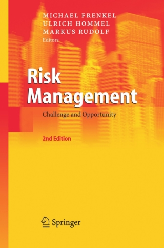 Cover image: Risk Management 2nd edition 9783540226826