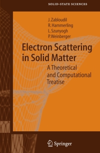 Cover image: Electron Scattering in Solid Matter 9783642061387