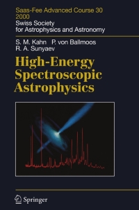 Omslagafbeelding: High-Energy Spectroscopic Astrophysics 9783540405016