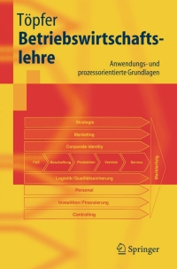 Cover image: Betriebswirtschaftslehre 9783540220206