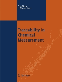 صورة الغلاف: Traceability in Chemical Measurement 1st edition 9783540439899