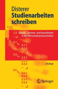 Immagine di copertina: Studienarbeiten schreiben 3rd edition 9783540235835