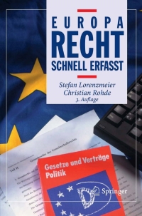 Imagen de portada: Europarecht - Schnell erfasst 3rd edition 9783540227137