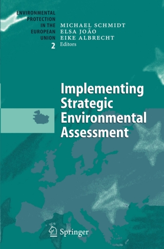 Cover image: Implementing Strategic Environmental Assessment 1st edition 9783540205623