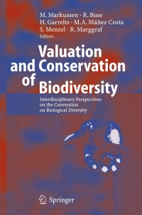Imagen de portada: Valuation and Conservation of Biodiversity 1st edition 9783540240228