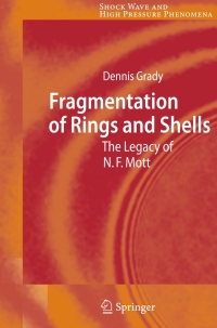 表紙画像: Fragmentation of Rings and Shells 9783540271444