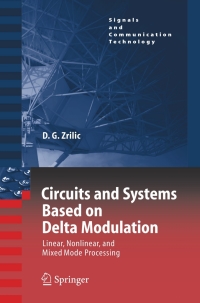 Imagen de portada: Circuits and Systems Based on Delta Modulation 9783540237518