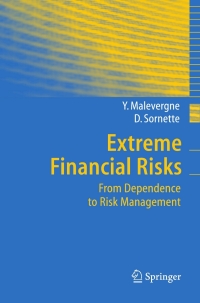 Titelbild: Extreme Financial Risks 9783540272649