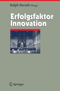 Imagen de portada: Erfolgsfaktor Innovation 1st edition 9783540245162