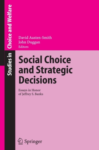 Immagine di copertina: Social Choice and Strategic Decisions 1st edition 9783540220534