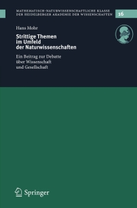 Imagen de portada: Strittige Themen im Umfeld der Naturwissenschaften 9783540244622