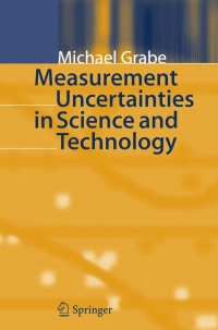 Cover image: Measurement Uncertainties in Science and Technology 9783540209447