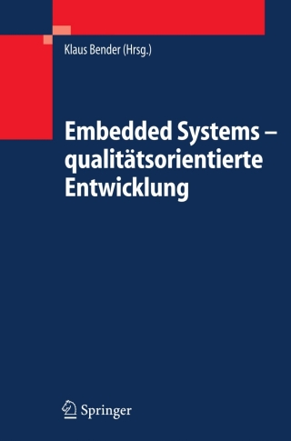 Cover image: Embedded Systems - qualitätsorientierte Entwicklung 9783540229957