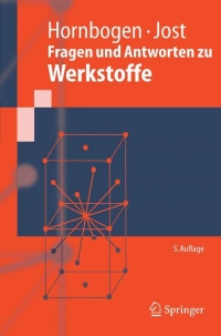 Imagen de portada: Fragen und Antworten zu Werkstoffe 5th edition 9783540239024