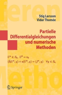 صورة الغلاف: Partielle Differentialgleichungen und numerische Methoden 9783540208235