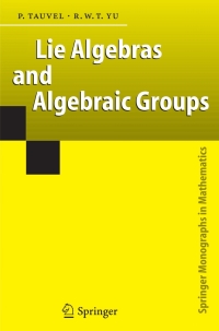 Immagine di copertina: Lie Algebras and Algebraic Groups 9783540241706