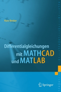 Titelbild: Differentialgleichungen mit MATHCAD und MATLAB 9783540234401